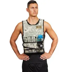 CROSS101 Adjustable Weighted Vest with Shoulder Pads