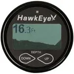 Hawkeye - DepthTrax In-Dash Digital Depth & Temp Gauge - Transom Mount