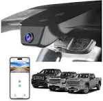 4K Dash Cam fit for GMC Sierra 1500 2022-2024 HD 2024 Pro SLE Elevation SLT AT4X Denali Ultimate Accessories (Model C), Integrated OEM Look, UHD 2160P Video, WiFi & App, G-Sensor, 128GB Card