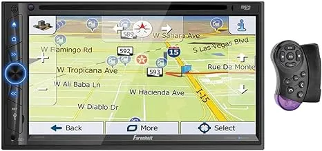 Farenheit TIN-702HB 2-DIN 6.2" LCD GPS Navigation DVD Multimedia Source Unit w/Android PhoneLink, Bluetooth v4.0