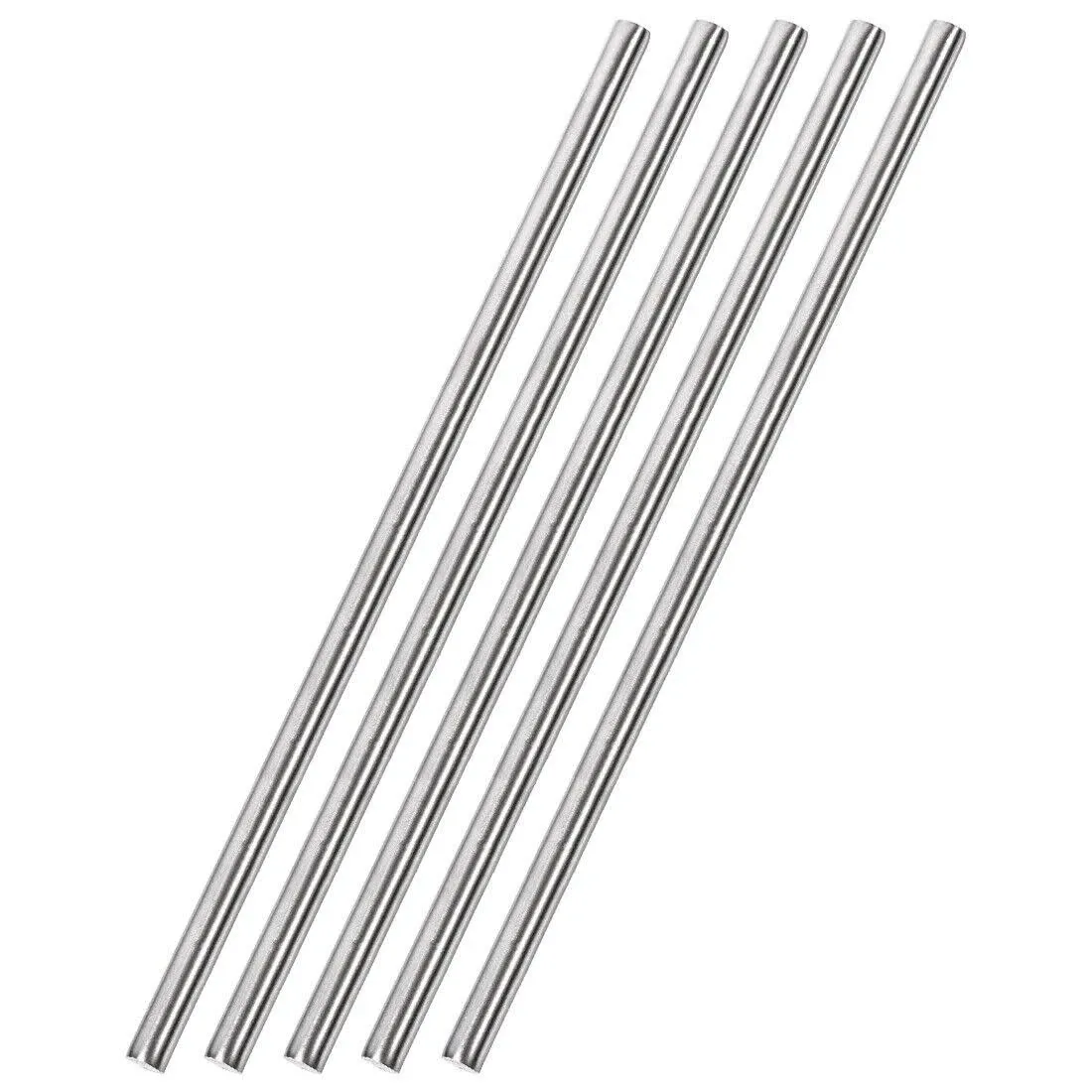 5pcs Solid Round Rod 304 Stainless Steel 6mm x 305mm for RC DIY Craft