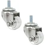 Replacement Aluminum Racing Jack Caster Wheels for 3 Ton Floor Jacks (2 Pc Set)