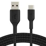 Belkin Braided USB-A to USB-C Cable 3 ft. Black