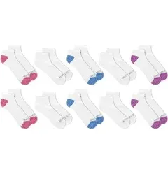 Fruit of the Loom Girl's Everyday Essential Soft Cushion Socks