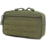 Tactical Molle Horizontal Multi-Purpose Laser-Cut EDC Tool Pouch Bag