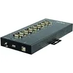 StarTech.com ICUSB2328I 8 Port USB to DB9 RS232 Serial Adapter Hub