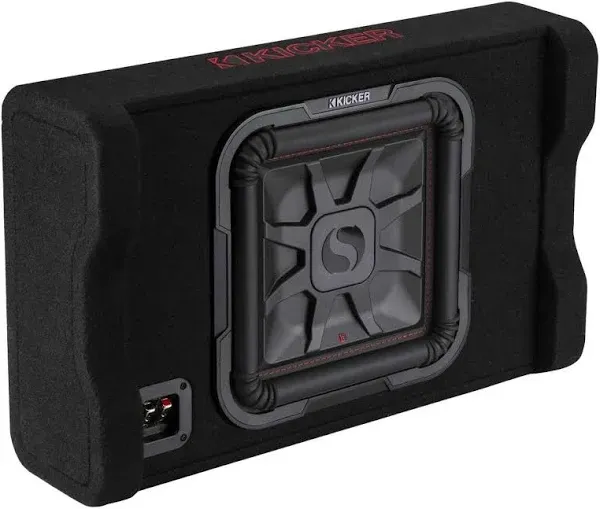 Kicker 49L7TDF122 12" Sealed Slim Enclosure Fitted With 46L7T124 Subwoofer | Outback Equipment