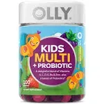 Olly Kids' Multivitamin + Probiotic Gummies - Berry Punch - 100ct