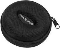 WATCHPOD Travel Watch Case | Single Watch Box w/Zipper for Storage | Cushioned |