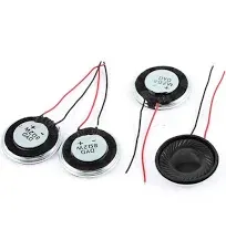 Metal Shell Round Internal Magnet Speaker Small Speakers for Mini Speakers, DVD, Evd, Mini Multimedia Speakers 4 Pcs 2W 8 Ohm