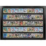 Pennzoni Baseball Card Display Case 50 Ungraded Cards Acrylic Frame