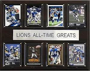 Detroit Lions All-Time Greats Plaque