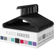 Clothes Hangers Plastic 20 Pack - Aqua Plastic Hangers - Makes The Perfect Coat Hanger and General Space Saving Clothes Hangers for Closet - Percheros Ganchos para Colgar Ropa Hangars