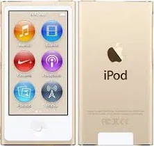 Music Player iPod Nano 7th Generation 16gb Silver Packaged in Plain White Box