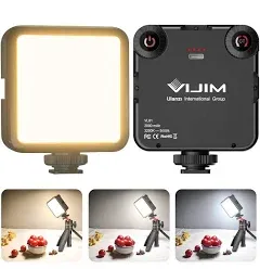 VIJIM VL81 LED Video Light With Cold Shoe Mini Vlog Fill Light Camera Light 3000mAh Panel Lamp Photography hot for live stream