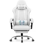 Gaming Chair, Computer Chair with Footrest and Lumbar Support