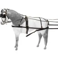 Royal King Miniature Leather Driving Harness