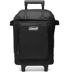 Coleman CHILLER 42-Cans Insulated Soft Cooler Bag with Wheels , Black