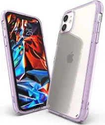 Ringke Fusion Compatible with iPhone 11 Case, [Built-in Lanyard Hole] Transparent Shockproof Bumper Raised Bezel Sturdy Cover Designed for iPhone 11 Phone Case - Clear