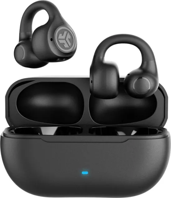 JLab Flex Open True Wireless Earbuds Black