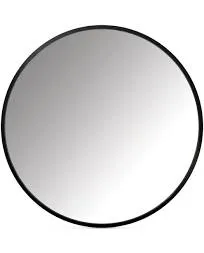 Umbra 24 in. diameter Black Hub Wall Mirror