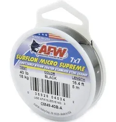 American Fishing Wire Surflon Micro Supreme Leader Wire