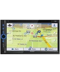 FARENHEIT CAR 2-DIN 7&#034; LCD MONITOR GPS NAVIGATION DVD CD STEREO BLUETOOTH REMOTE