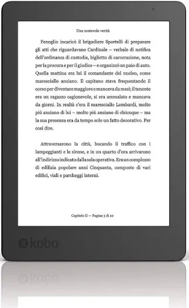 Kobo Aura eReader 6 inch Carta E Ink touchscreen