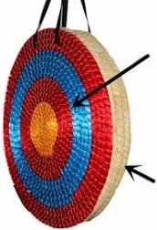 DOSTYLE Traditional Solid Straw Round Archery Target