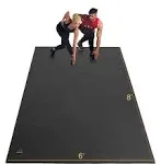 Gxmmat Large Exercise Mat 6'x4'x7mm Thick Workout Mats for Home Gym Flooring