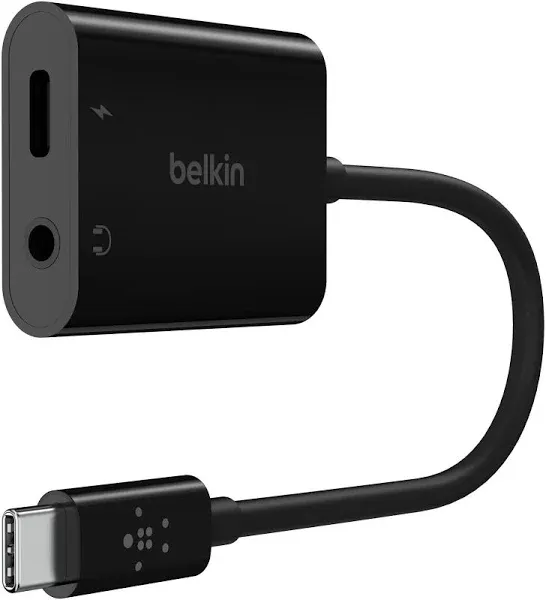 Belkin 3.5mm Audio + USB-C Charge Adapter