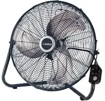 Lasko H20610 20" Floor or Wallmount High Velocity Fan