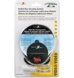 AmerTac Zenith CD1001DVDCLR Radial Disc Cleaning System