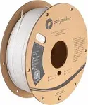 Polymaker 1.75mm PolyLite PETG Filament(1kg, White)