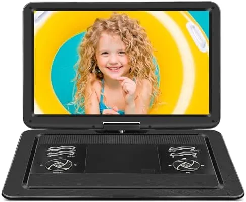 ?????? 19.6&#034; Portable DVD Player with 17.1&#034; Large HD 19.6 inch Black