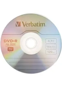 Verbatim Life Series 16X DVD+R