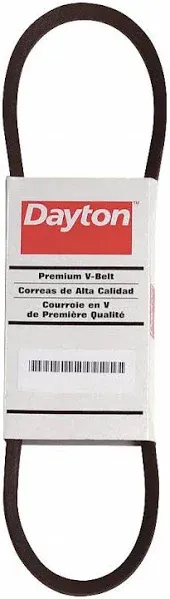 Dayton V-Belt,A51,53i<wbr/>n 3X473 Dayton 3X473 190735295182 Fabric Cover, Rubber