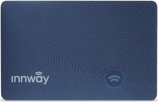 Innway Card - Ultra Thin Rechargeable Bluetooth Tracker Finder. Find Your Wallet