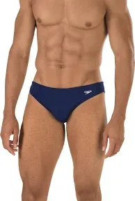 Men’s Speedo Solar Bikini Swim Brief, PowerFlex Eco, Navy, Size 32