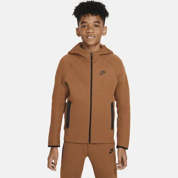 Nike Boys' Sportswear Full-Zip Tech Fleece Hoodie