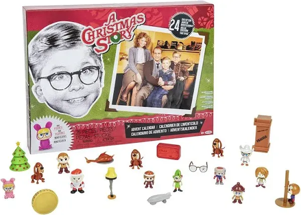 Jakks Pacific A Christmas Story Christmas Advent Calendar 25 Mini Figures Pieces 2021 Pop Up