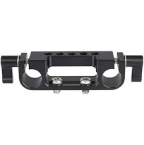 NICEYRIG 15mm Rod Clamp Railblock with 30mm Counterbore for 15mm Rail Rig Support System Follow Focus - 326