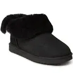 Fireside by Women's Shearling Water Resistant Indoor/Outdoor Foldover 