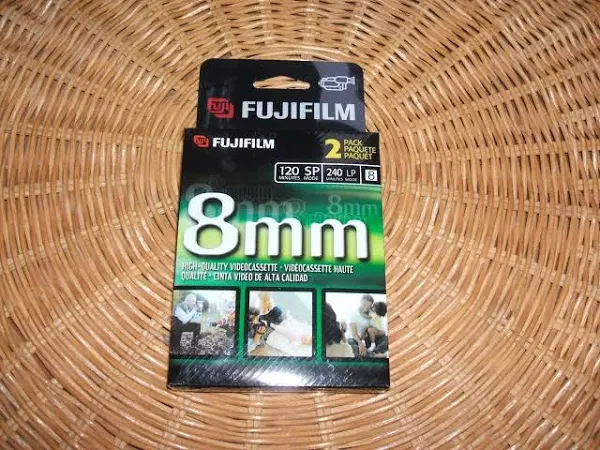 Fujifilm P6-120 8mm Video Camcorder Tapes