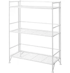 Convenience Concepts Xtra Storage 3 Tier Wide Folding Metal Shelf