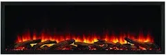 SimpliFire Scion Clean Face Linear Electric Fireplace SF-SC55-BK