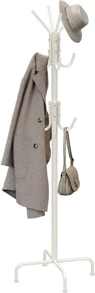 Simple Houseware Standing Coat and Hat Hanger Organizer Rack Bronze