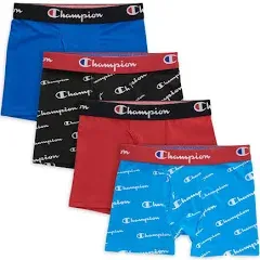 Champion Boys' Everyday Active Stretch Boxer Briefs, 4-Pack, Sizes S-XL