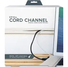 10 Foot Flexible Cord Channel - (Black)