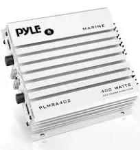 Pyle Hydra Marine Amplifier - Elite Series 400 Watt 4 Channel Audio